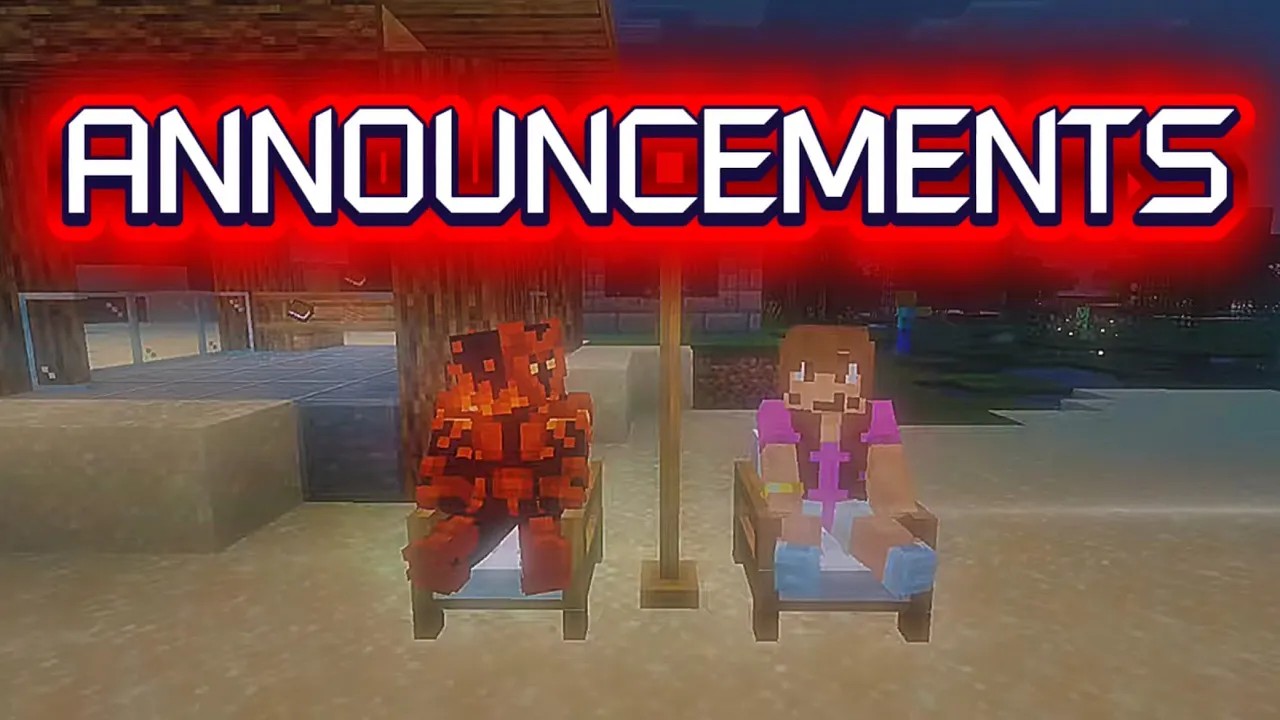 Minecraft: Announcements! | LarpularMMOs & Femma