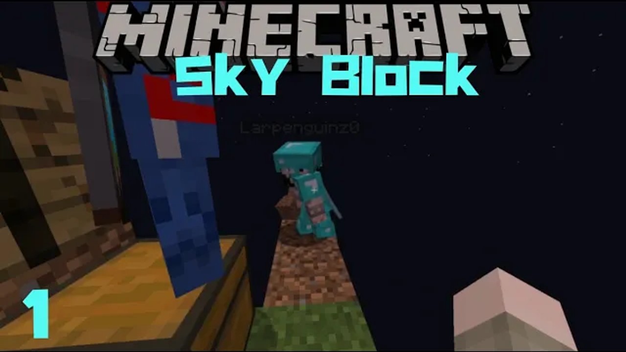 Minecraft: SkyBlock Survival Episode 1 - How To  NOT Cobblestone Generator!